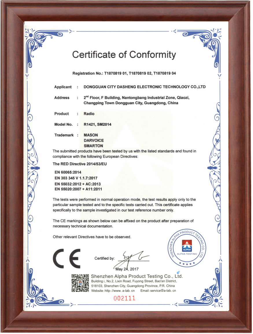 About CE Certificates 01